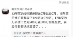 買房，你不去經(jīng)歷100萬買進300萬賣出的快樂，就